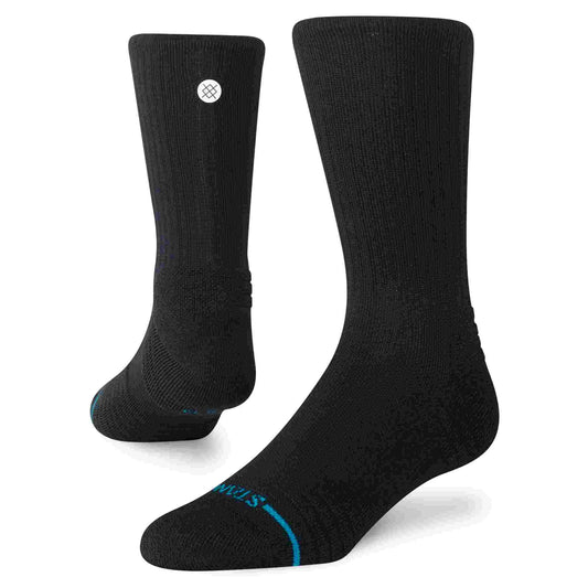 ICON MID SOLID RIBBED CREW A458C25ICO-BLK!